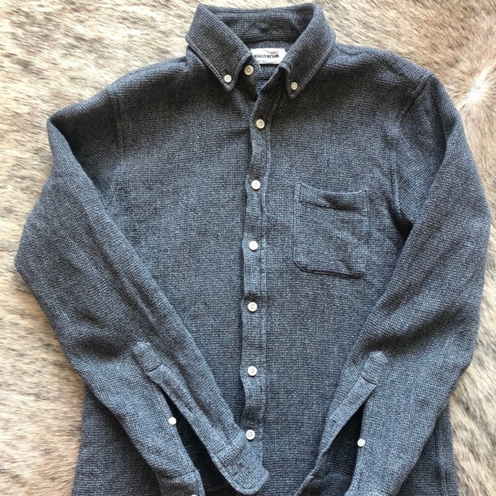 Taylor Stitch Waffle Button Down Sz S / 38